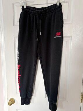 New Balance Joggers Sweatpants Black Size Small